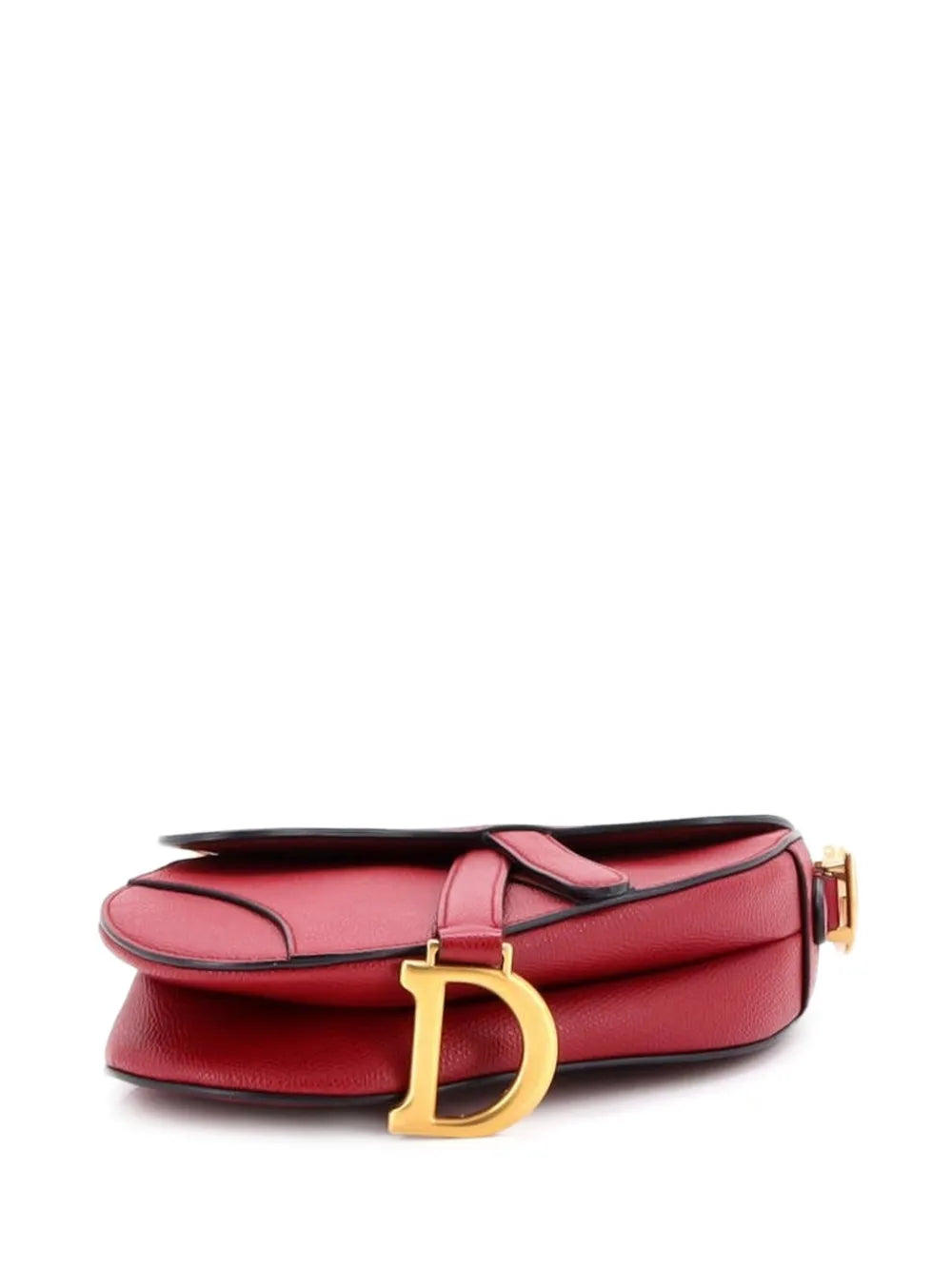 Christian Dior Pre Owned Saddle Handbag Leather Mini Shoulder Bag