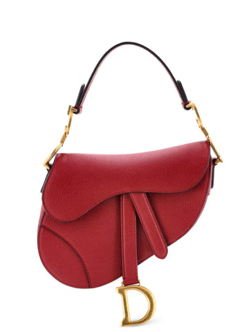 Christian Dior Pre Owned Saddle Handbag Leather Mini Shoulder Bag