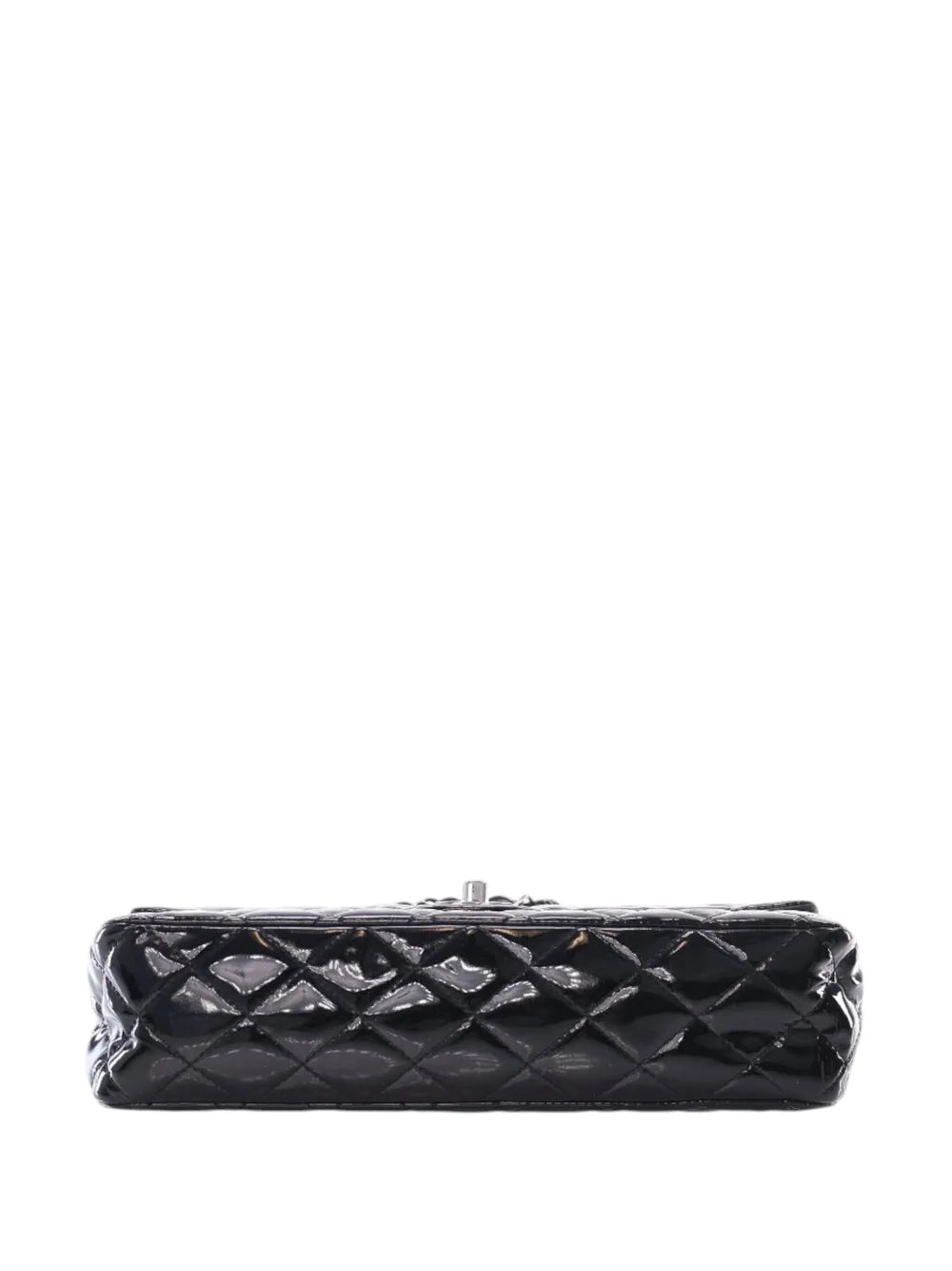 Chanel Pre Owned 2010 2011 Medium Classic Patent Double Flap Shoulder Bag