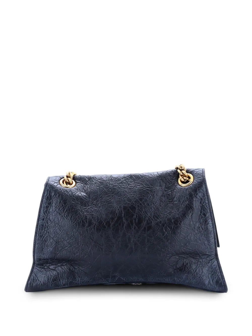 Balenciaga Pre Owned Crush Charm Chain Flap Bag Leather Medium Shoulder Bag