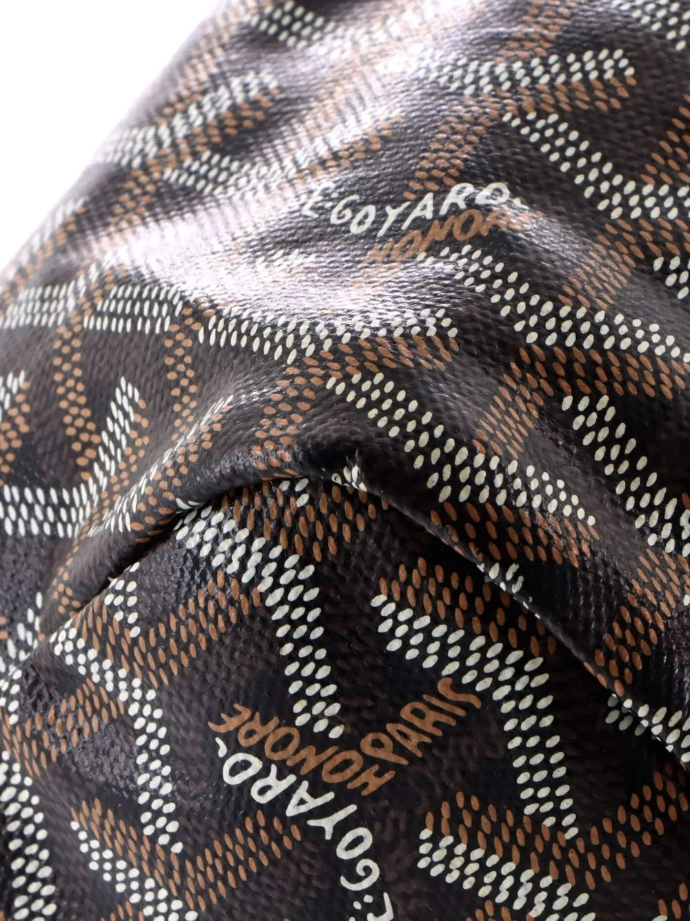 Goyard Pre Owned Boheme Coated Canvas Hobo Bag