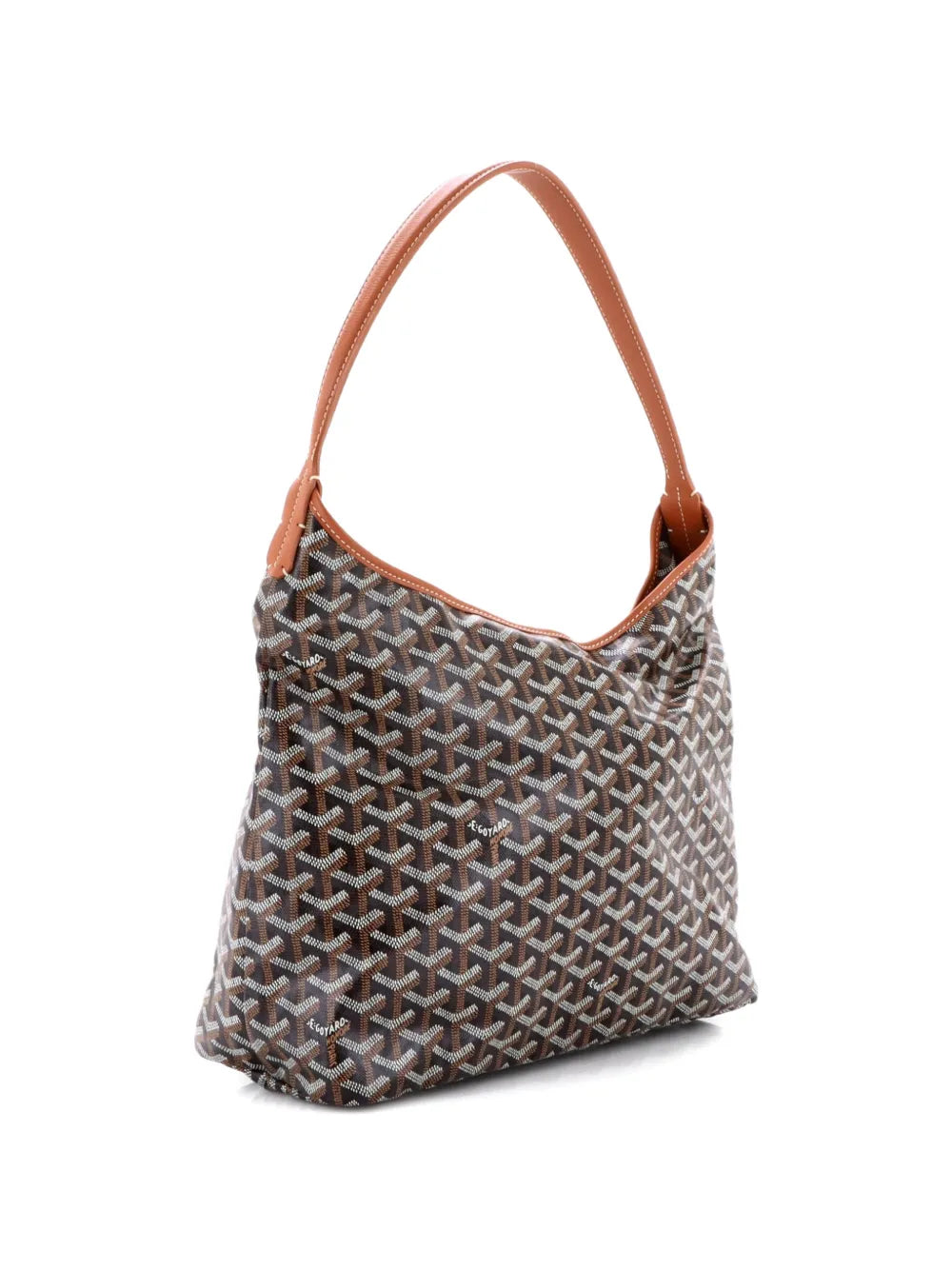 Goyard Pre Owned Boheme Coated Canvas Hobo Bag