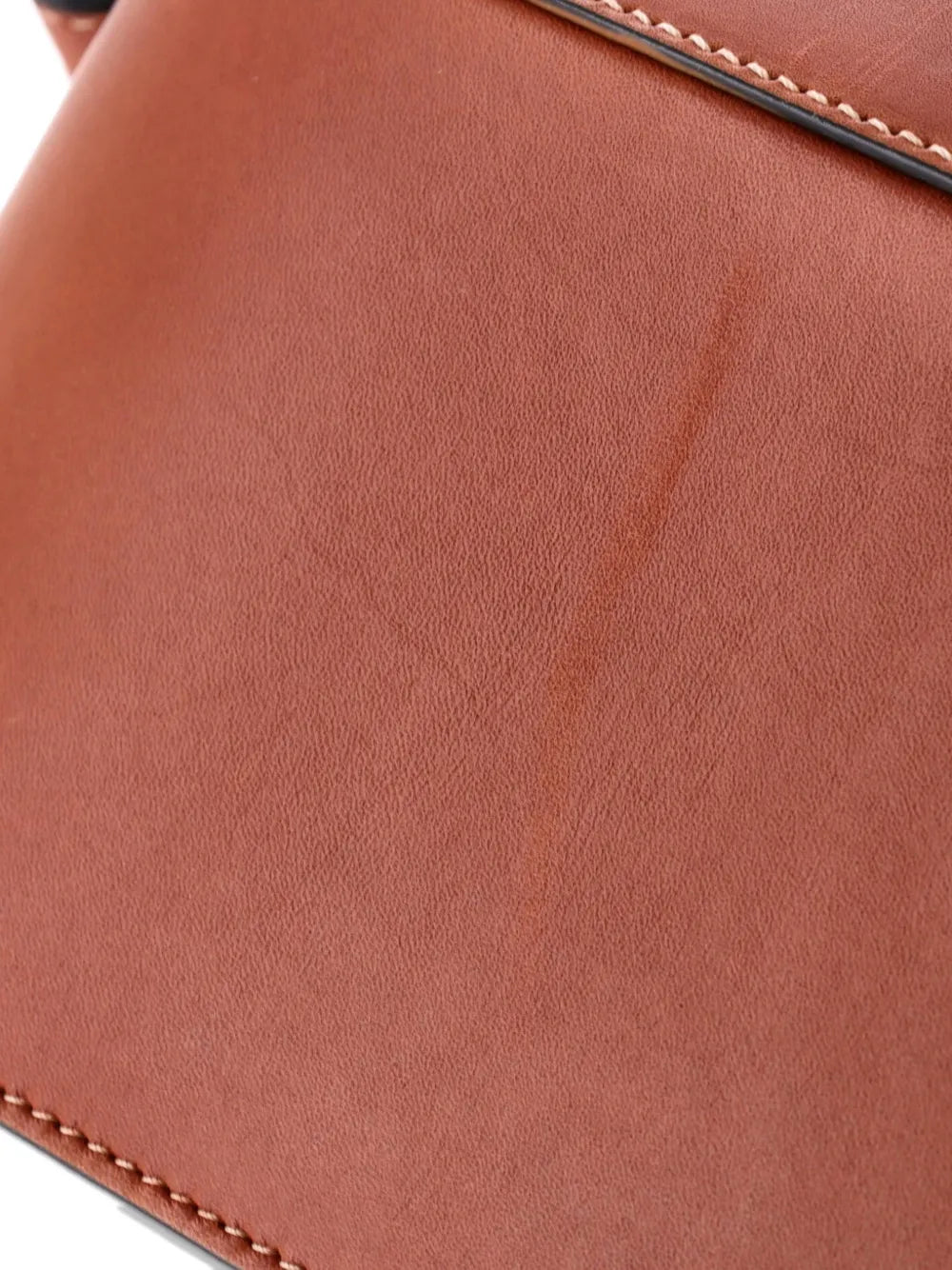 Celine Pre Owned Lunch Box Bag Leather Shoulder Bag