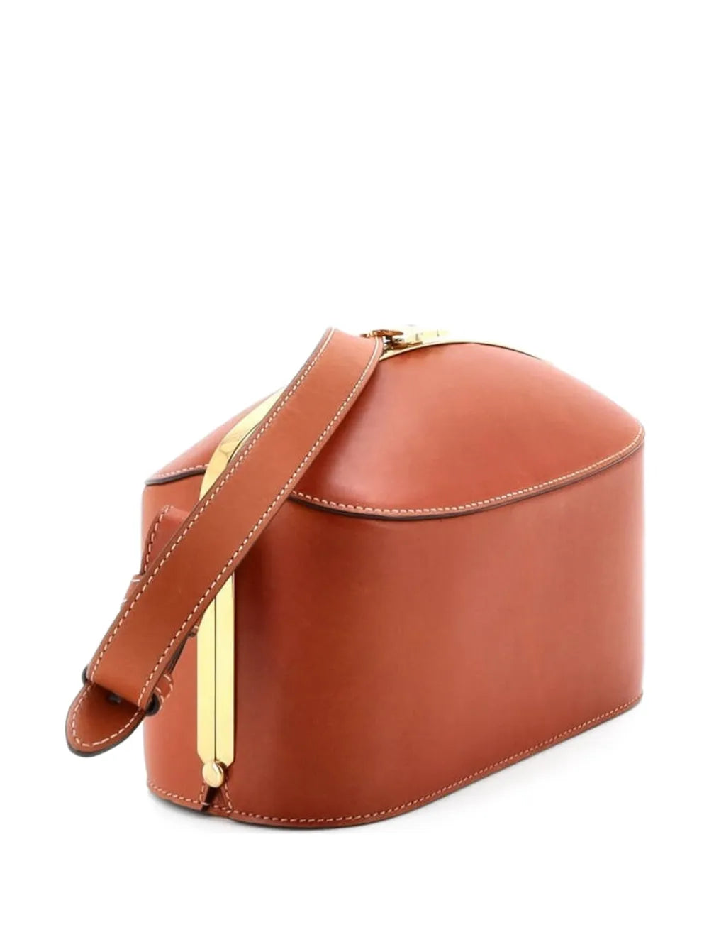 Celine Pre Owned Lunch Box Bag Leather Shoulder Bag