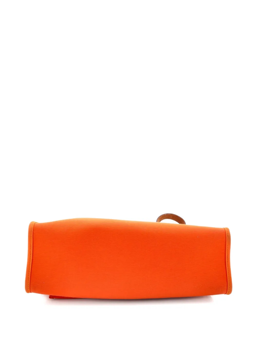 Hermes Pre Owned Herbag Zip Leather And Toile 31 Shoulder Bag