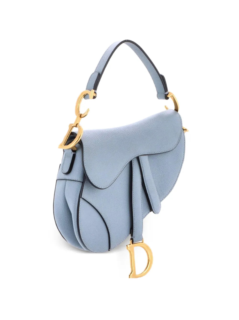 Christian Dior Pre Owned Saddle Handbag Leather Mini Shoulder Bag
