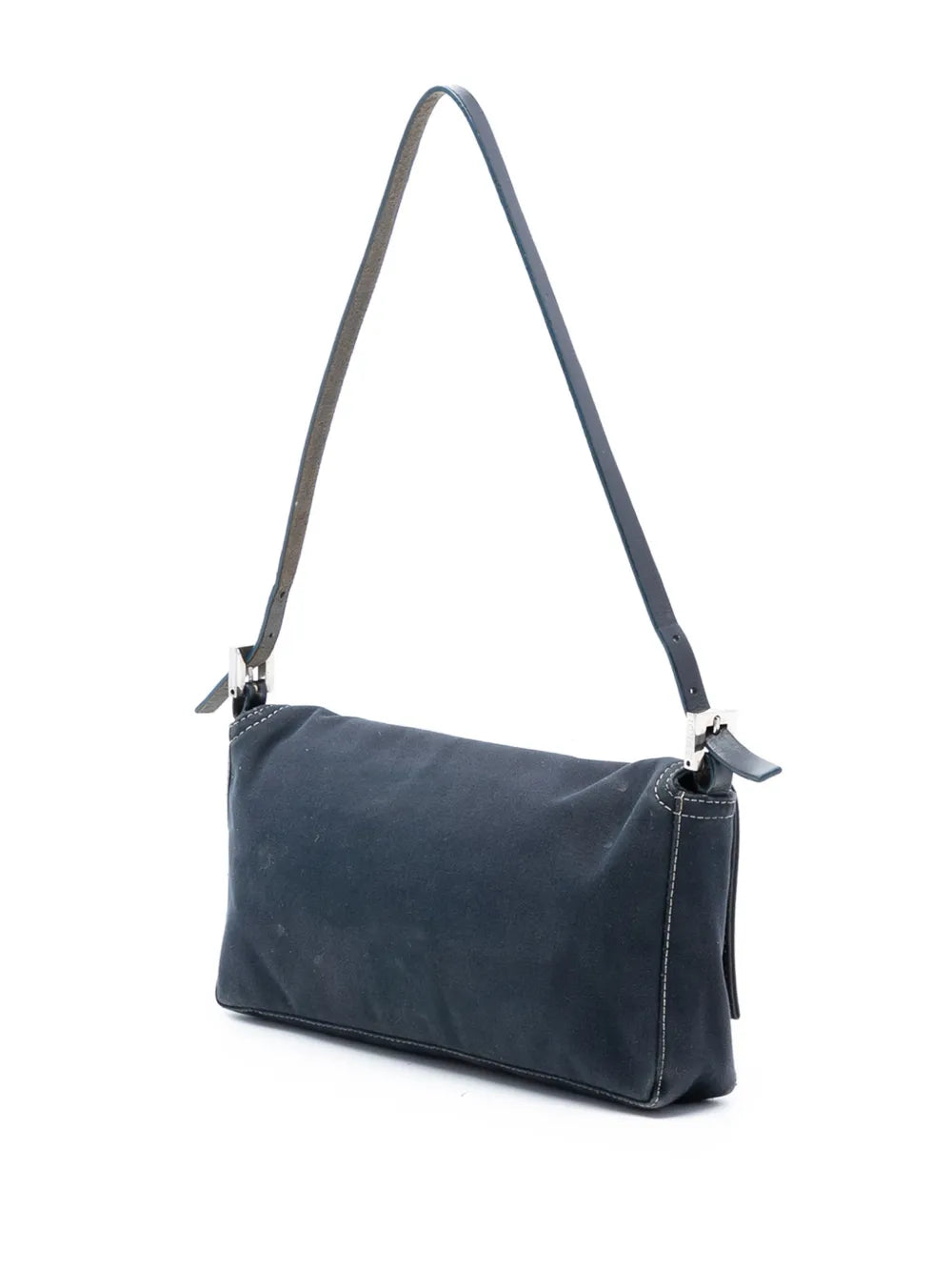 Fendi Pre Owned 2000 2010 Canvas Ff Marble Baguette Shoulder Bag