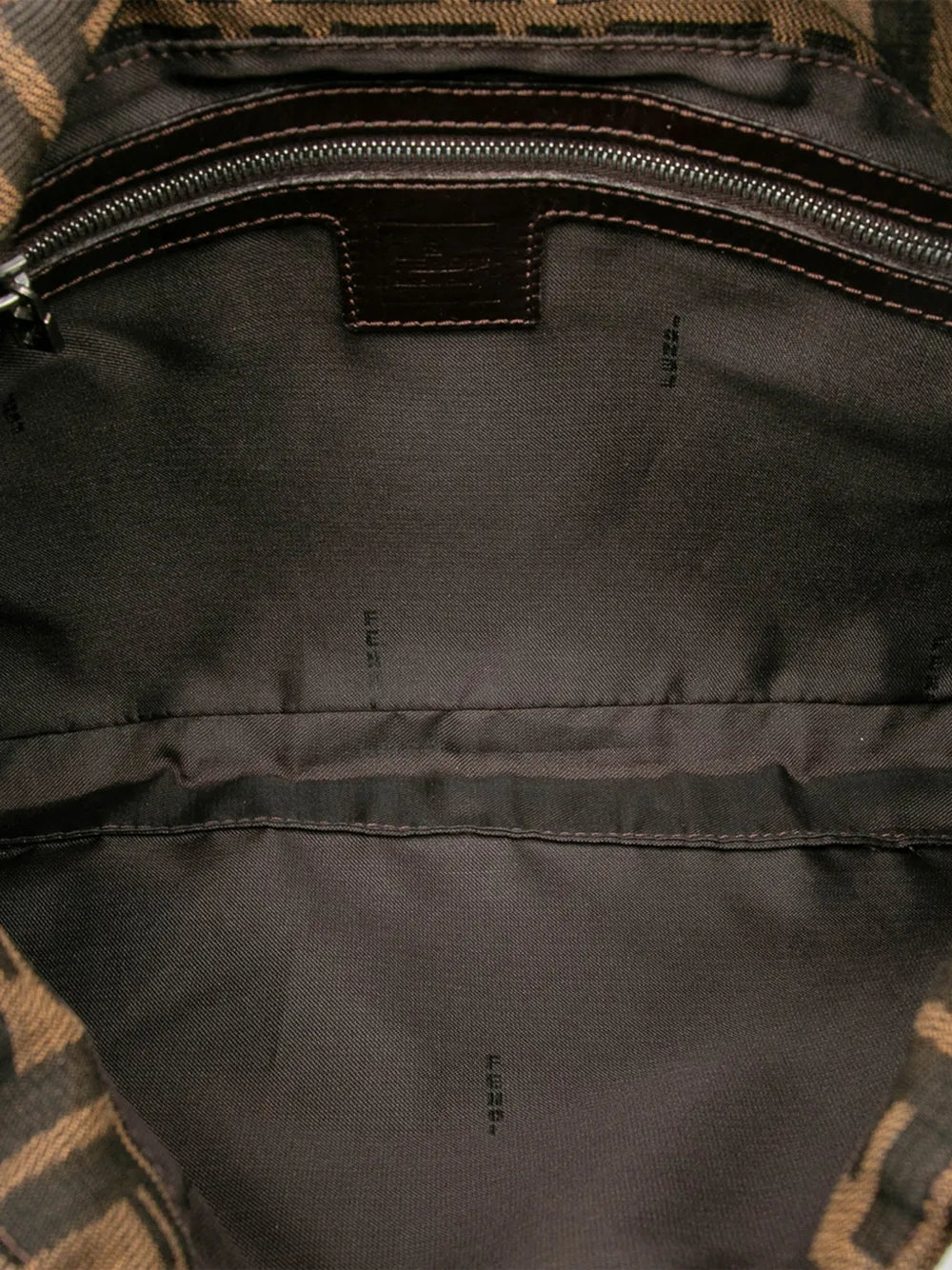 Fendi Pre Owned 2000 2010 Zucca Canvas Shoulder Bag