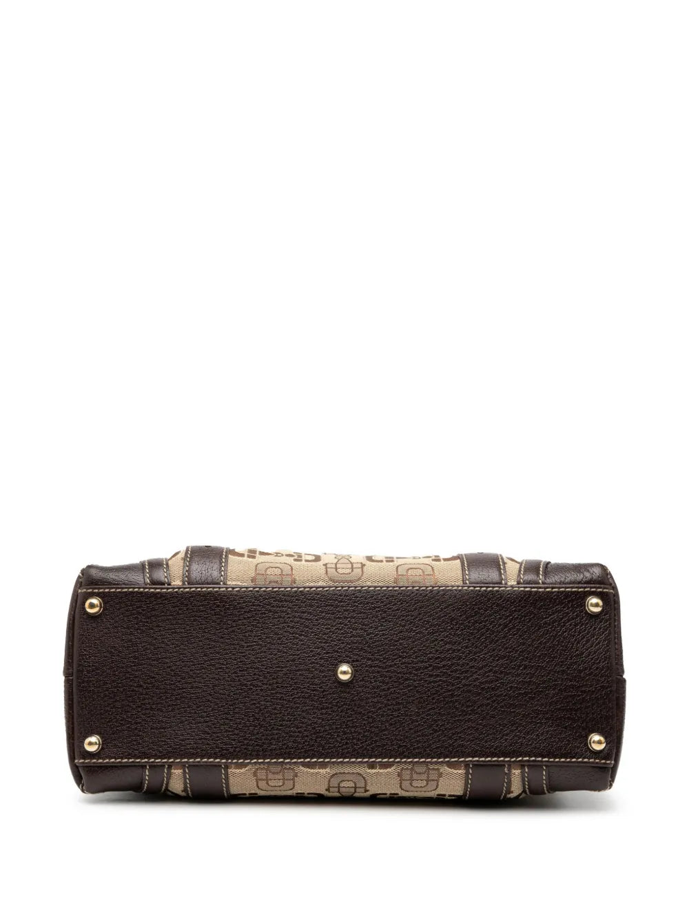 Gucci Pre Owned 2000 2015 Horsebit Canvas Shoulder Bag