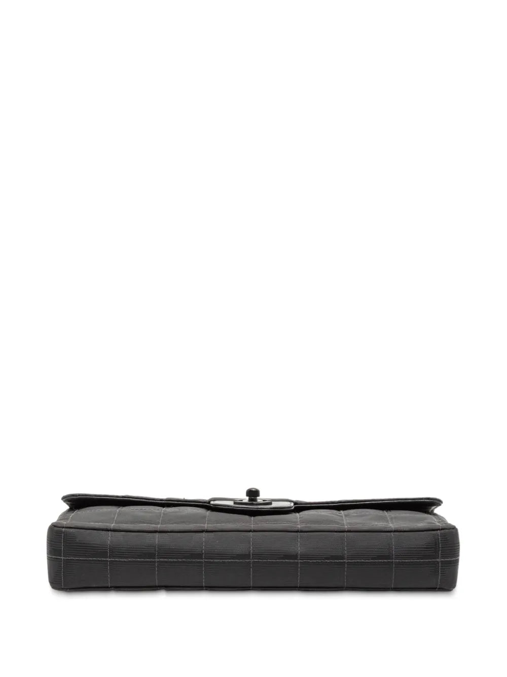 Chanel Pre Owned 2000 2002 New Travel Line Nylon East West Flap Shoulder Bag