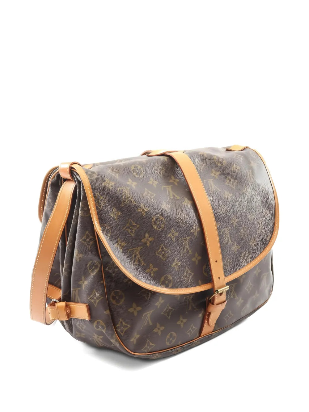 Louis Vuitton Pre Owned 1990 35 Saumur Monogram Shoulder Bag