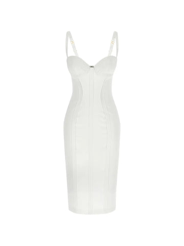 Elisabetta Franchi Sleeveless Midi Dress