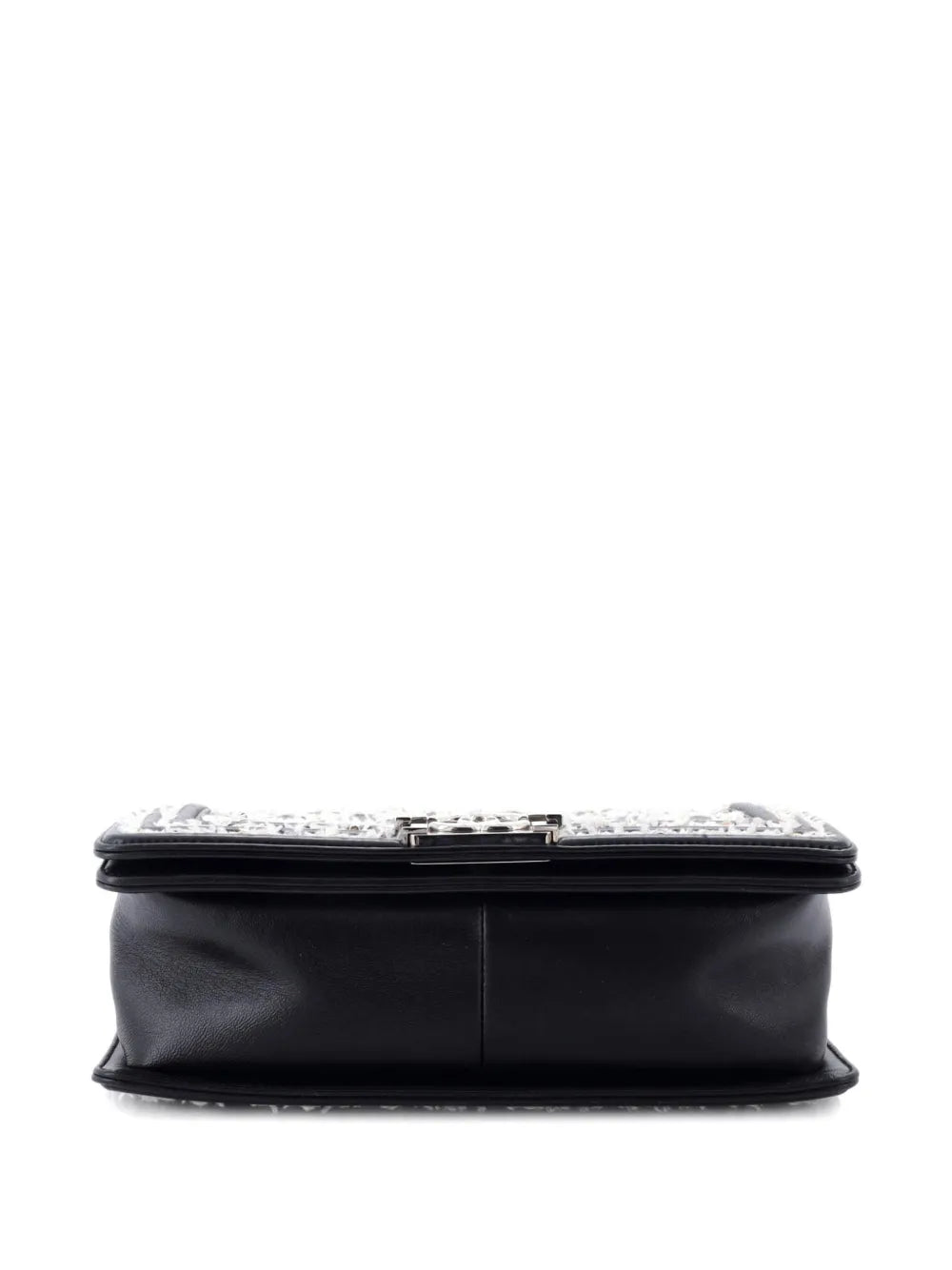 Chanel Pre Owned Boy Flap Bag Sequin Quilted Calfskin Old Medium Shoulder Bag