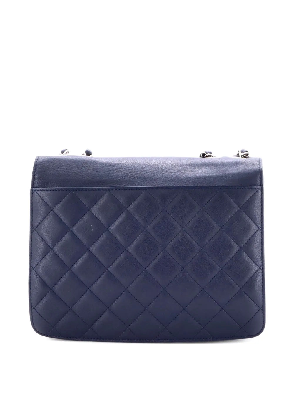 Chanel Pre Owned Cc Box Flap Bag Quilted Calfskin Small Shoulder Bag